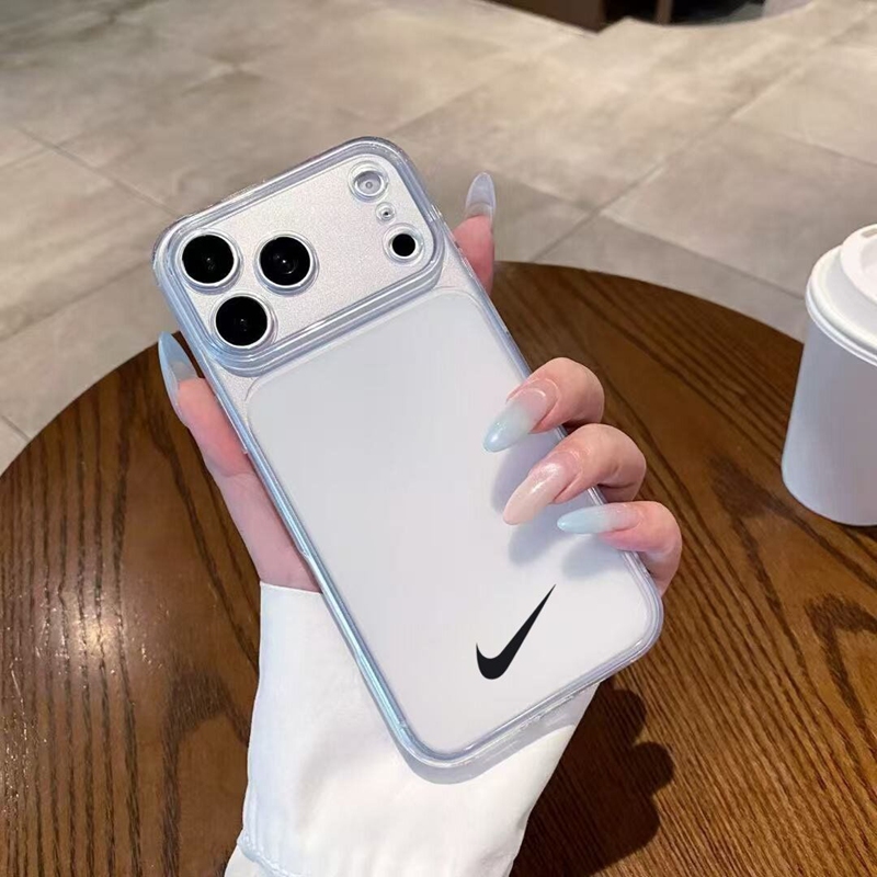 ナイキ Iphone duo18 Plus 17Pro Max 18 ultra airケースミニマルロゴ入り