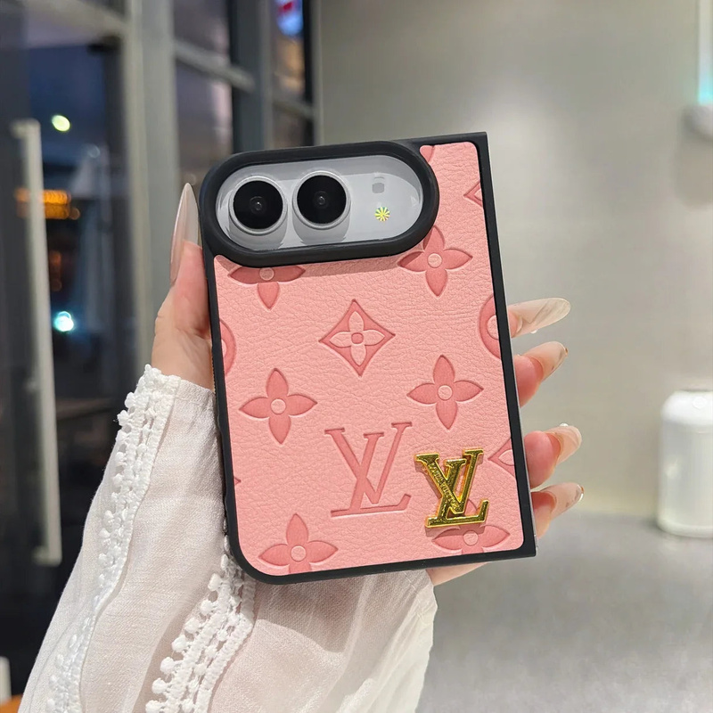 ハイブランドLV iPhone duo おしゃれ手首ストラップ付き 折畳みスマホケース