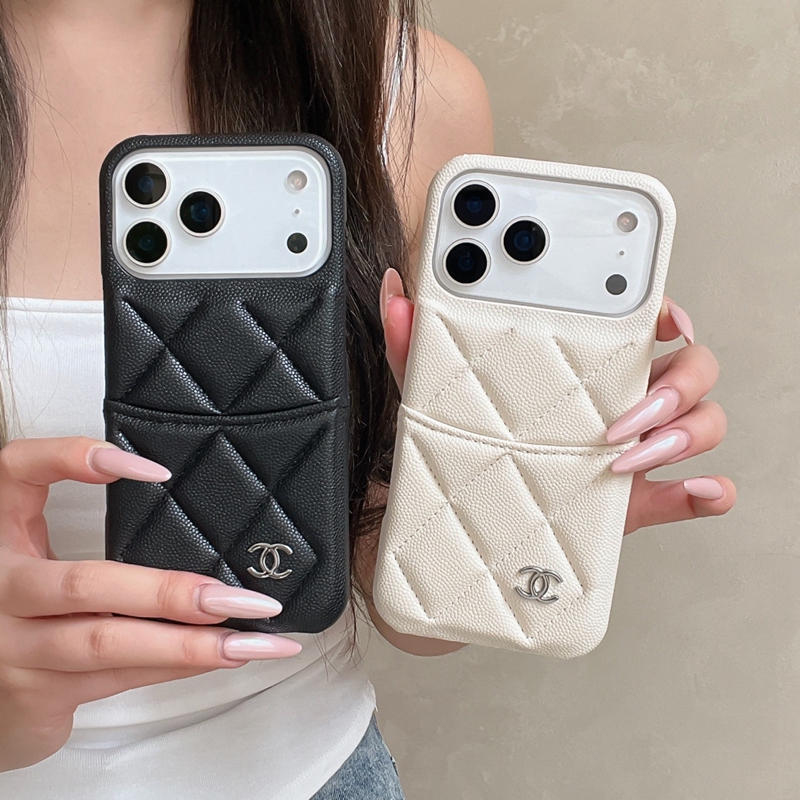シャネル Chanel アイフォン 18 17e 16 15 14 13 12 airケース ダイヤキルト